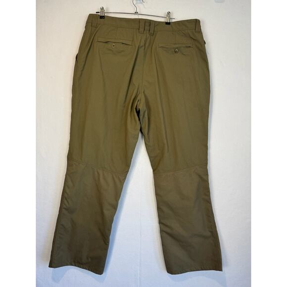 LL Bean Pants Mens 42x33 Brown Upland Briar Field Pant Outdoors Hunting Guard - Picture 3 of 6